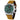 AIMES Mens Watches for Men Casual Chronograph Waterproof Sport Military Watch Analog Quartz Movement Stylish Luxury Dress Wrist Watch Elegant Gift Watch for Men, S-silver green, Fashion Luxury_Ssilvergreen_1