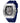AIMES Mens Watches Military Sports Watch for Men Luxury Silver Square Skeleton Chronograph Big Face Luminous Waterproof Analog Quartz Business Wristwatch Blue Silicon Strap Dress Watch_SilverBlue_1