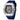 AIMES Mens Watches Military Sports Watch for Men Luxury Silver Square Skeleton Chronograph Big Face Luminous Waterproof Analog Quartz Business Wristwatch Blue Silicon Strap Dress Watch_SilverBlue_1