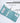 Alldaily Women Faux Leather Trifold Small RFID Blocking Wallet Slim Credit Card Wallet with with Zipper Pocket, Purist Blue_PuristBlue_2612