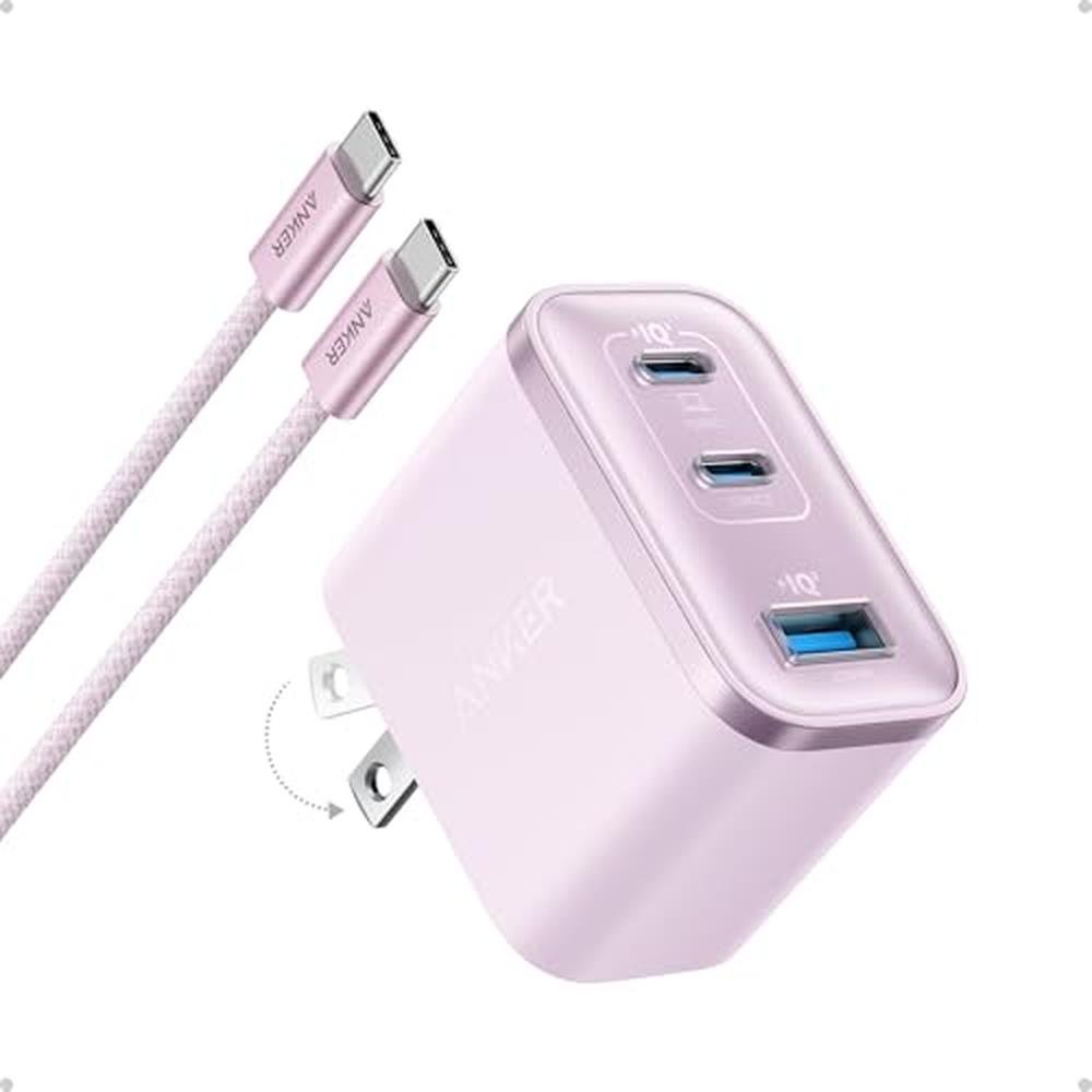 Anker Nano Chargeur USB C 130W Station 6 Ports avec Sortie Haute Vitesse 130 W, 4 Ports USB-C, 2 Ports USB-A, Chargeur Compact et élégant, pour iPhone 17/16/15, iPad, MacBook, Pixel, Galaxy