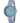 Anne Klein Women's AK/1413LBSV Silver-Tone and Light Blue Resin Bracelet Watch, LightBlueSilver_1