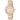 Anne Klein Women's AK/2512LPGB Diamond-Accented Gold-Tone and Blush Pink Marbleized Bangle Watch, LightPinkGold_1