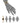 Anne Klein Women's Date Function Bracelet Watch, GoldBlack_346