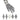 Anne Klein Women's Lab Grown Diamond Accented Bangle Watch and Bracelet Set, AK/5142, WhiteGoldLabGrown_328
