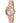 Anne Klein Women's Rose Gold Tone and Light Pink Resin Bracelet Watch | Luxury Timepiece | High-End Fashion Accessory