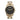 Armani Exchange A|X Chronograph Gold-Tone Stainless Steel Watch for Men, GoldBlackDial_1