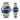 Aroncent Valentines Couple Pair Watches: 2Pcs His and Hers Watches Stainless Steel Waterproof Quartz Analog Wrist Watch - Gifts Set for Lovers Men Women - Style 4_1