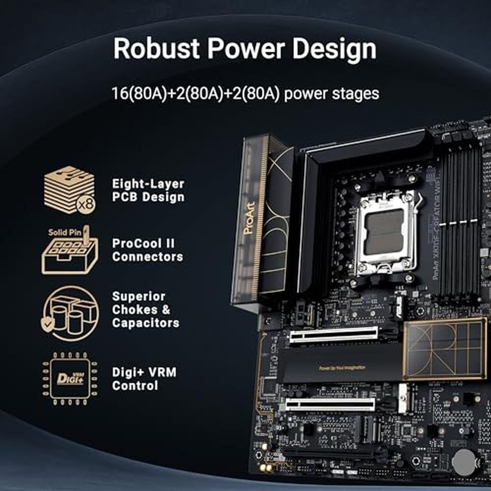 X870E WiFi | ASUS PROART X870E Creator WiFi AMD AM5 X870E ATX ...