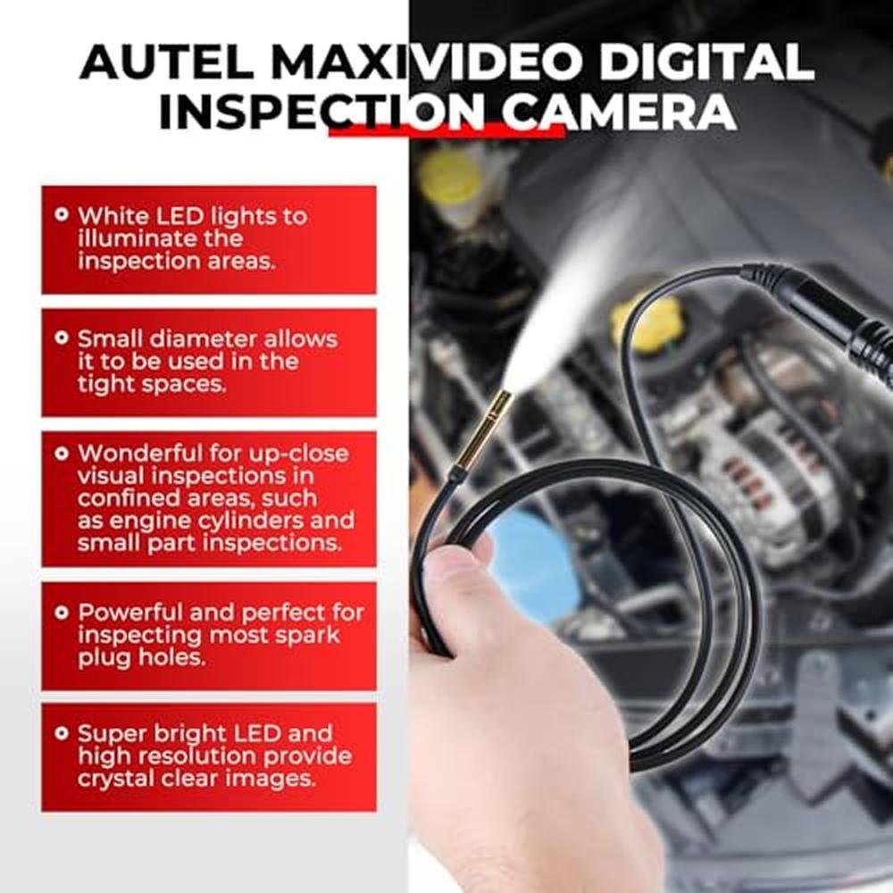 Autool Inspection Camera Autel Camera | Autel MaxiVideo MV105S Automotive Borescope 5.5mm Ultra ...