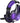 BENGOO G9000 Stereo Gaming Headset for PS5, PS4, PC, Xbox One Controller, Noise Cancelling Over Ear Headphones with Mic, LED Light, Bass Surround, Soft Memory Earmuffs - Purple