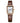 BESTKANG Leather Strap Watches for Women Elegant Dainty Ladies Watch Vintage Rectangle Women Quartz Wrist Watch (Brown Rose Gold White), BrownRoseGoldWhite_1