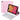 BORIYUAN iPad mini 7th Gen Keyboard Case 2024, Detachable Bluetooth Keyboard Slim Folio Smart Cover with Build-in Pencil Holder for iPad mini (A17 Pro) 7th Gen 2024 / 6th Gen 8.3 Inch, Pink_Pink_1