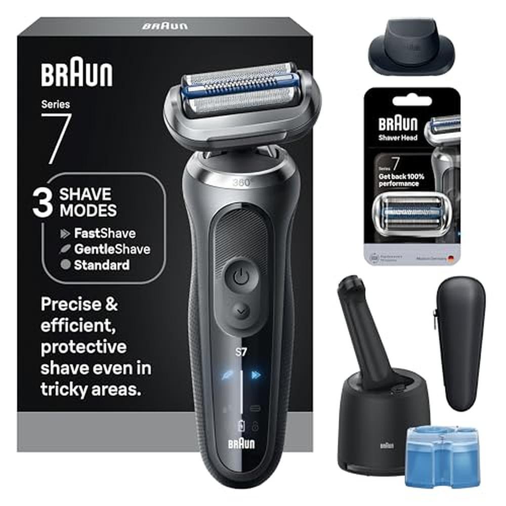 Braun Electric Razor Cleaner Electric Braun Razor | Series 7 Electric Shaver Extra Head Precision ...