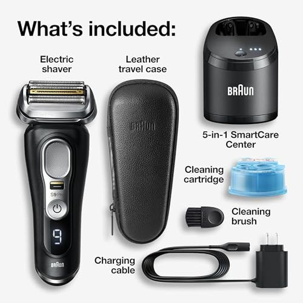 Braun Electric Razor Cleaner Braun Series 9 Pro 9460cc | Electric Razor Waterproof Foil Shaver Wet ...