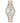 Bulova Ladies' Classic Diamond Two-Tone Gold Stainless Steel 3-Hand Calendar Date Quartz Watch, Silver Dial Style: 98P197, SilverDial_1