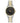 Bulova Ladies' Classic Diamond Two-Tone Gold Stainless Steel 3-Hand Calendar Date Quartz Watch, Black Dial Style: 98P198, BlackDial_1