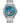 Bulova Marc Anthony Men's Automatic Marine Star Stainless Steel Watch | Open Aperture Exhibition Case Back Diamond Accent Blue Sunray Dial Model 98D184 | Luxury Timepiece