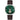 Bulova Men's Automatic Dress Classic Aerojet Watch,Brown Leather Strap, Green Dial, Hack Feature, 42 Hour Power Reserve (Style: 96A332), BrownStrapGreenDial_1