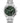 Bulova Men's Classic 6-Hand Chronograph High Performance Quartz Silver Stainless Steel Watch, Green Dial,Geometric Bezel 24 Hour Time, 44mm, Style:96B409_1