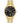 Bulova Men's Classic Gold Tone Stainless Steel 3-Hand Date Quartz Watch with Black Diamond Dial Style: 97D108_GoldToneBlackDial_1