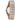 Bulova Men's Crystals Phantom Rose Gold Tone Stainless Steel 3-Hand Quartz Watch, Cushion Shape Dial with Curved Mineral Crystal Style: 98B324, RoseGold_23