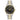 Bulova Men's Dress Classic Diamond Watch, 3-Hand Date Quartz Watch, Stainless Steel Bracelet, 41mm, TwoToneGoldBlackDial_1