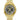 Bulova Men's Icon High Performance Quartz Chronograph Gold Stainless Steel Watch, Black Dial Style: 97B218, GoldTone_1