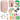 Bundle with Compatible Fuji Mini Link 3 Smartphone Printer Clay White + Fuji Film Value Pack 20 Sheets Accessories Bundle with Album + 5 Plastic Desk Frames + Paper & Sticker Frames (Rose Pink), RosePink_1