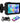 CAMECHO Motorcycle Carplay Screen, Wireless CarPlay Android Auto for Moto, 5" Waterproof Touchscreen Portable Car Stereo Support Dual Bluetooth, Siri, Google Assistant_1