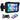 CAMECHO Motorcycle Carplay Screen, Wireless CarPlay Android Auto for Moto, 5" Waterproof Touchscreen Portable Car Stereo Support Dual Bluetooth, Siri, Google Assistant_1