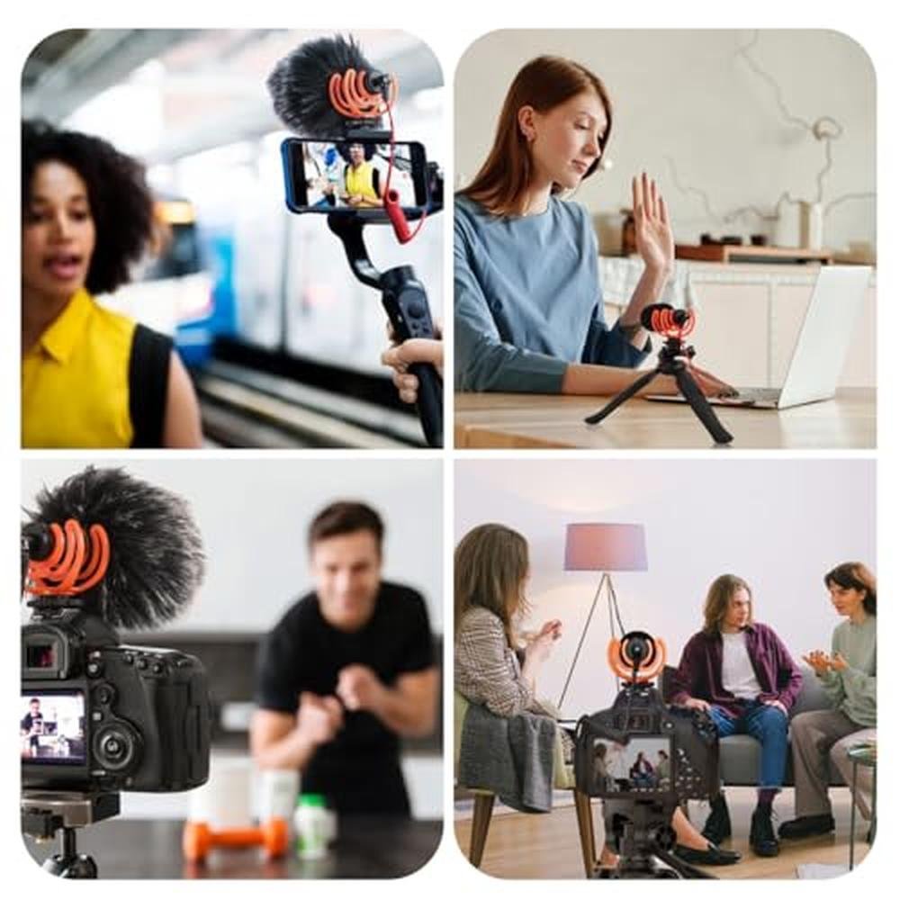 Camera Mic File Microphone Camera | Super Cardioid Video Microphone | Professional ...