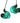 CCZ Melody inear Earphones Wired Gaming Earbuds 1DD 1BA Hybrid Drivers in-Ear Headphones iem Earbuds HIFI Bass with Ear fins, 4N OFC Cable for Drum, Studio, Editing, pc, Gaming(Green, with microphone)_Green_1