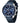CEYADG Fashion Men's Quartz Chronograph Waterproof Silicone Watches Business Casual Sport Design Wrist Watch for Men Perfect for Father Son Black Blue Rose Gold (Silver Blue)_SilverBlue_1