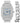 Charles Raymond Bling-ed Out Biggie Square Hip Hop Iced Out Watch You Will Hypnotize in a Crystal Watch - 0513Sq, Silver Blue R# Cuban, 8 inches, 0513Sq (Silver Blue R# Cuban)_SilverBlueRCuban_1
