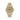 Charles Raymond Mens Watch w/Matching Iced Rolly Hip Hop Bracelet - Big Rhinestones on Trim and Elegant Baguette Time Indicators on Dial - Master Bling Designer - ST10226B (Gold)_Gold_127