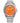 Citizen Men's Eco-Drive Brycen Sport Casual, Orange Dial, Silver-Tone Super Titanium Bracelet and Case Watch (Model: AW1840-50X), StainlessOrange_1