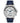 Citizen Men's Eco-Drive Calendrier Classic Watch in Stainless Steel with Navy Leather Strap, White Dial (Model: BU2020-02A), NavySilvertone_1