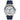 Citizen Men's Eco-Drive Calendrier Classic Watch in Stainless Steel with Navy Leather Strap, White Dial (Model: BU2020-02A), NavySilvertone_1