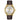Citizen Men's Eco-Drive Classic Watch in Gold-Tone Stainless Steel with Brown Leather Strap, Champagne Dial (Model: AW1232-04A), BrownStrapGoldTone_1