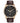 Citizen Men's Eco Drive Corso Classic Watch | Gold Tone Stainless Steel | Brown Leather Strap