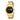 Citizen Quartz Mens Watch, Stainless Steel, Classic, Gold-Tone (Model: BF0582-51F), GoldToneBraceletBlackDial_1
