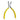 Connector Crimping Pliers Pressing Plier with Wire Cutting & Curved Handle, 6 Inch, Yellow_1