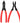 Crimping Pliers, 7in Professional Electrical Cable Stripping Crimping Tool Wire Stripper for Terminals, Red_1