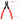 Crimping Pliers, 7in Professional Electrical Cable Stripping Crimping Tool Wire Stripper for Terminals, Red_1034
