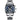 CURREN Mens Watch Sport Quartz Chronograph Wristwatches with Luminous hands Fashion Stainless Steel Clock date (Silver blue)._silverblue_1