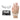 DELTAHUB Carpio 2.0 - Left-Handed Truly Ergonomic Wrist Rest for Mouse, Carpal Tunnel Support, Pain Relief, Anti-Fatigue, Easy Glide, Sleek, Office Computer, Laptop, Gaming - Large, White, LeftWhite_1