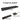 DiamondTiger 8 Port VGA KVM Switch 8 Cables Desktop Switcher PC, Black_364