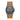 Diesel Master Chief Stainless Steel and Leather Three-Hand Analog Men's Watch, Color: Gunmetal, Tan (Model: DZ1964)_1