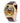Disney Men's W001867 Mickey Mouse Analog Display Analog Quartz Dark Brown Watch_DarkBrownLeather_1